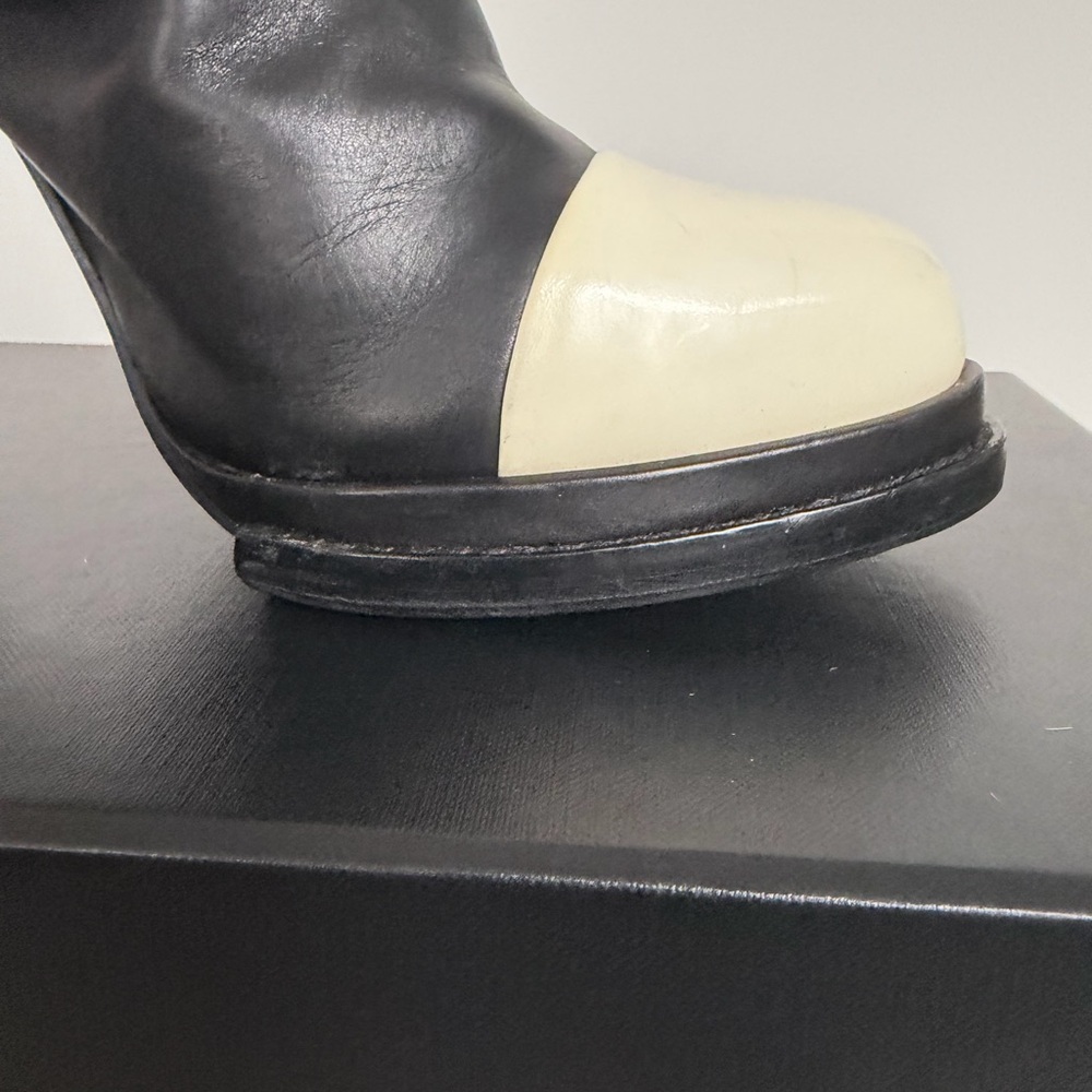 Alexander Wang Black and Cream Slingback Heels - Picture 8 of 8